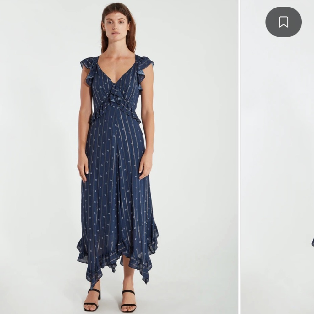 ICONS Day Ruffle Midi Objects of Devotion Dress
